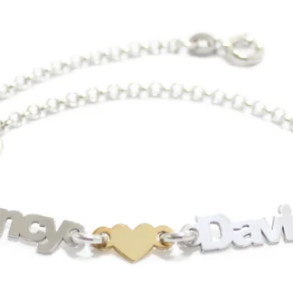 Bracciale personalizzabile 2 nomi